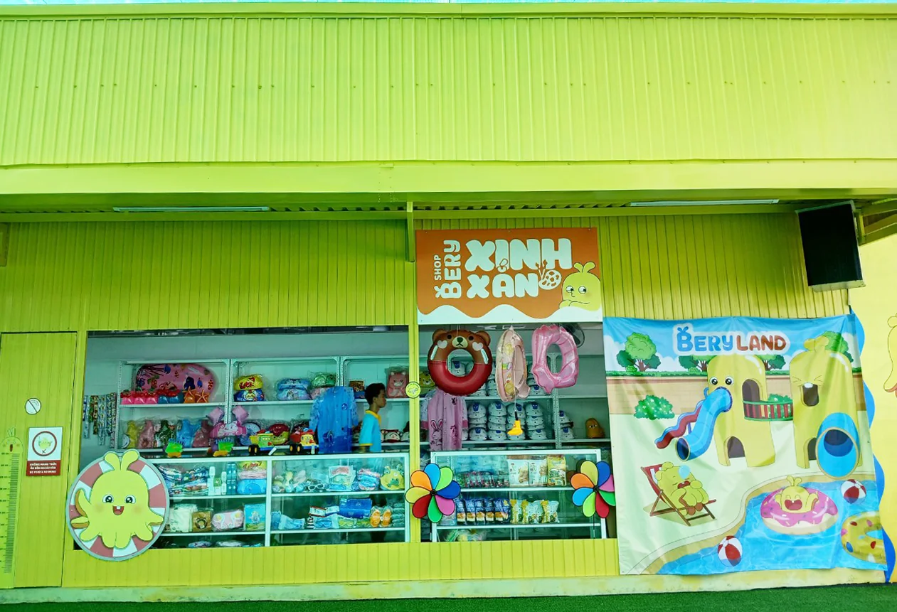 Shop Bery Xinh Xắn và không gian khám phá tại Beryland